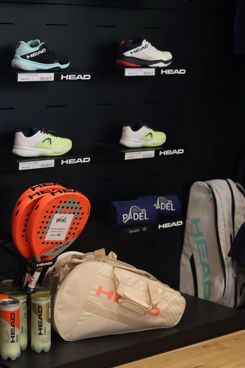 Chaussures, sacs et balles HEAD au Pro Shop